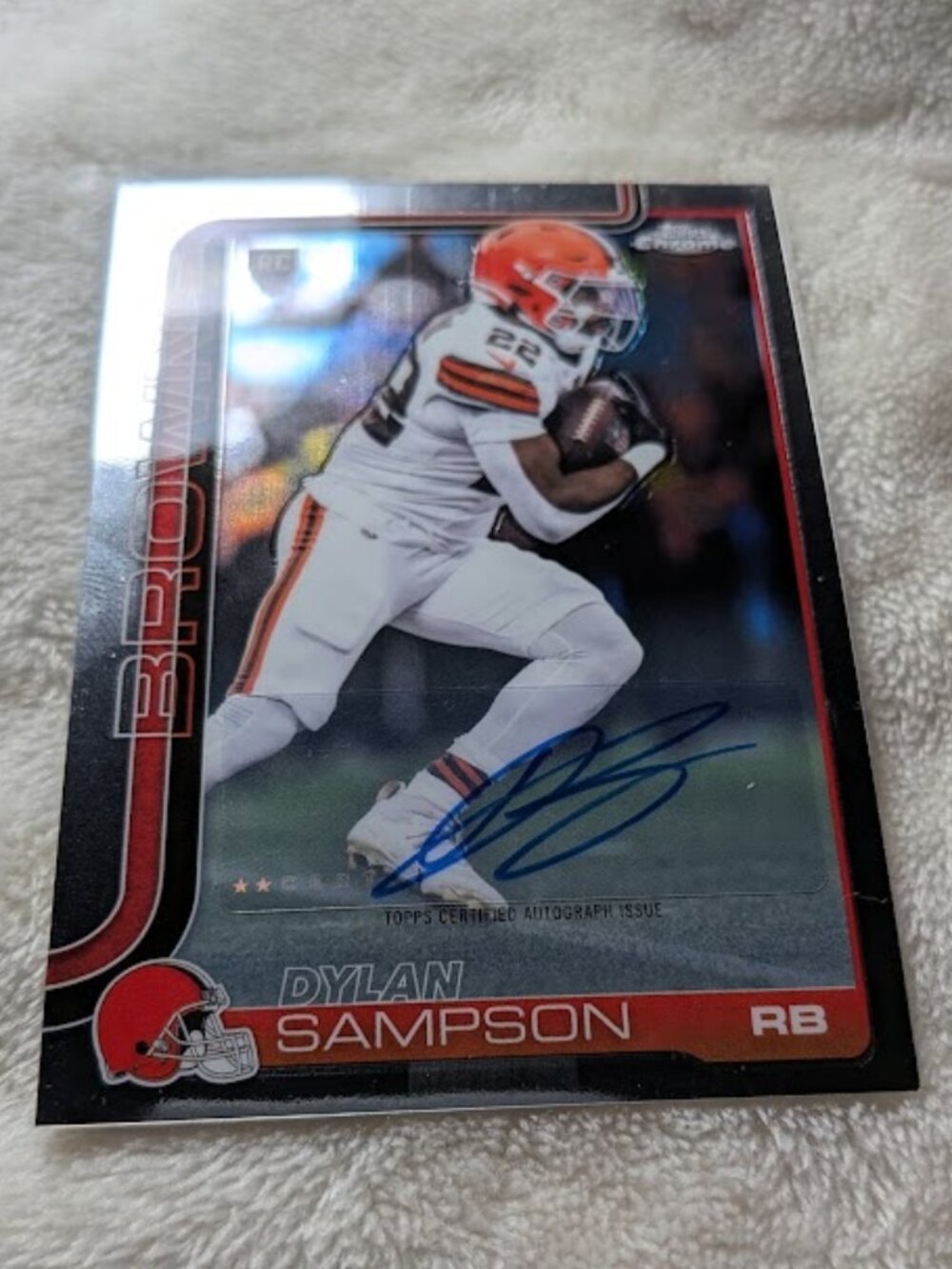 2025 Topps Chrome Auto Rookie Variation DYLAN SAMPSON #RA-DSA - Picture 4 of 7